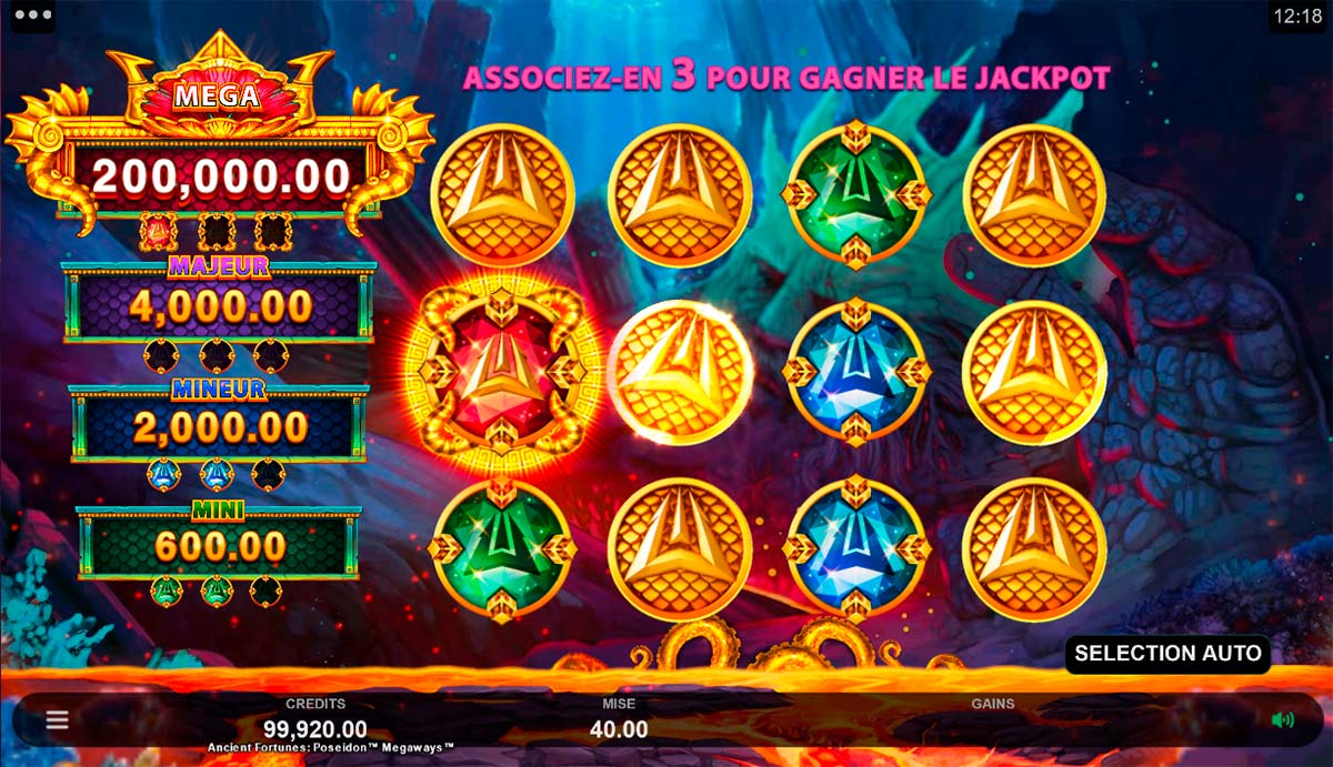Ancient Fortune: Poseidon Megaways jeu de jackpot
