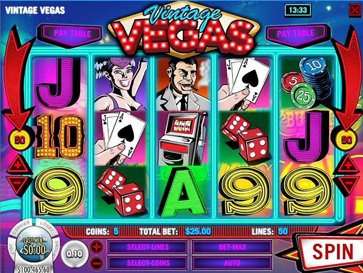 vintage vegas machine à sous